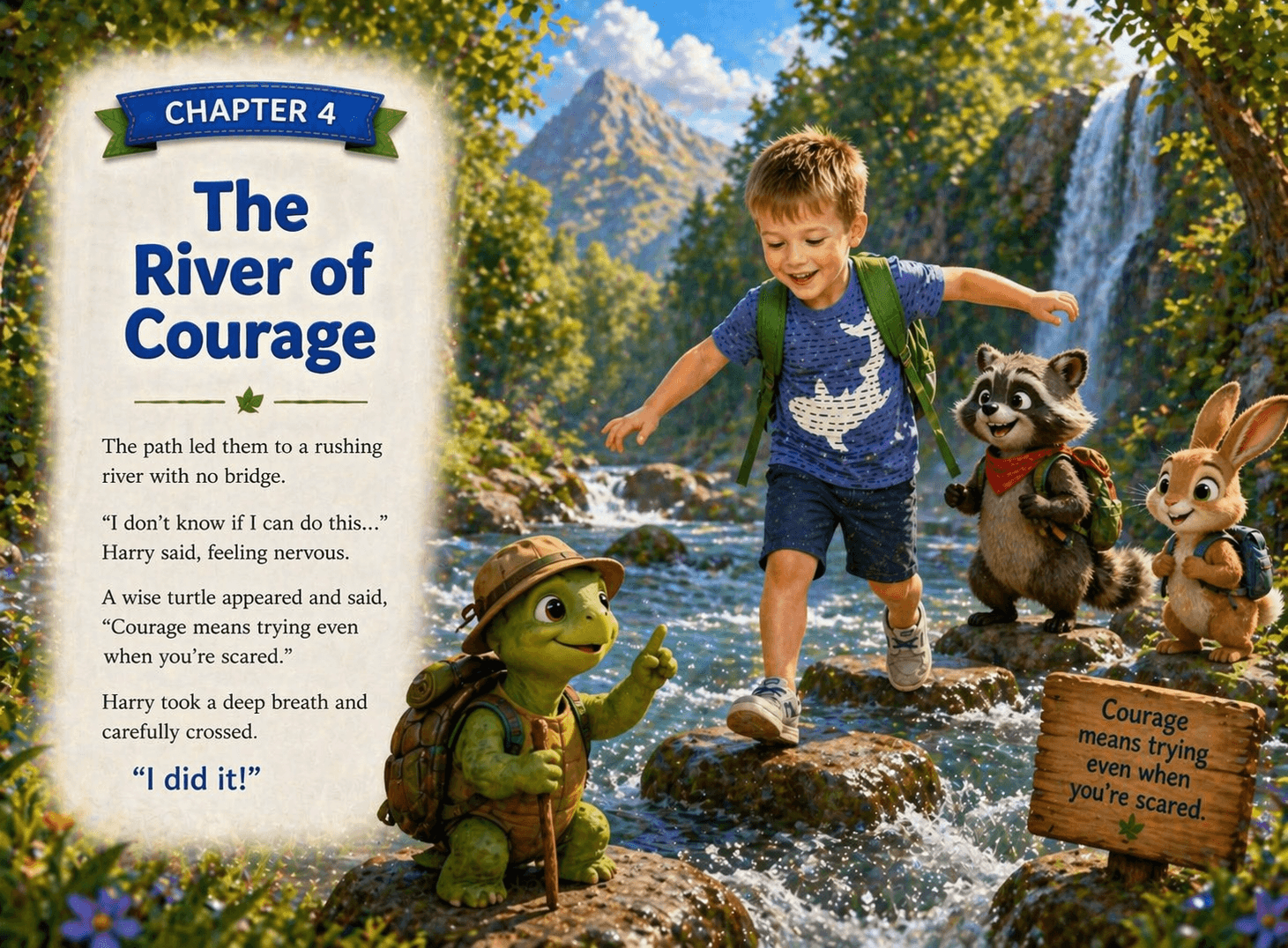 The Great Adventure Friendship scenes